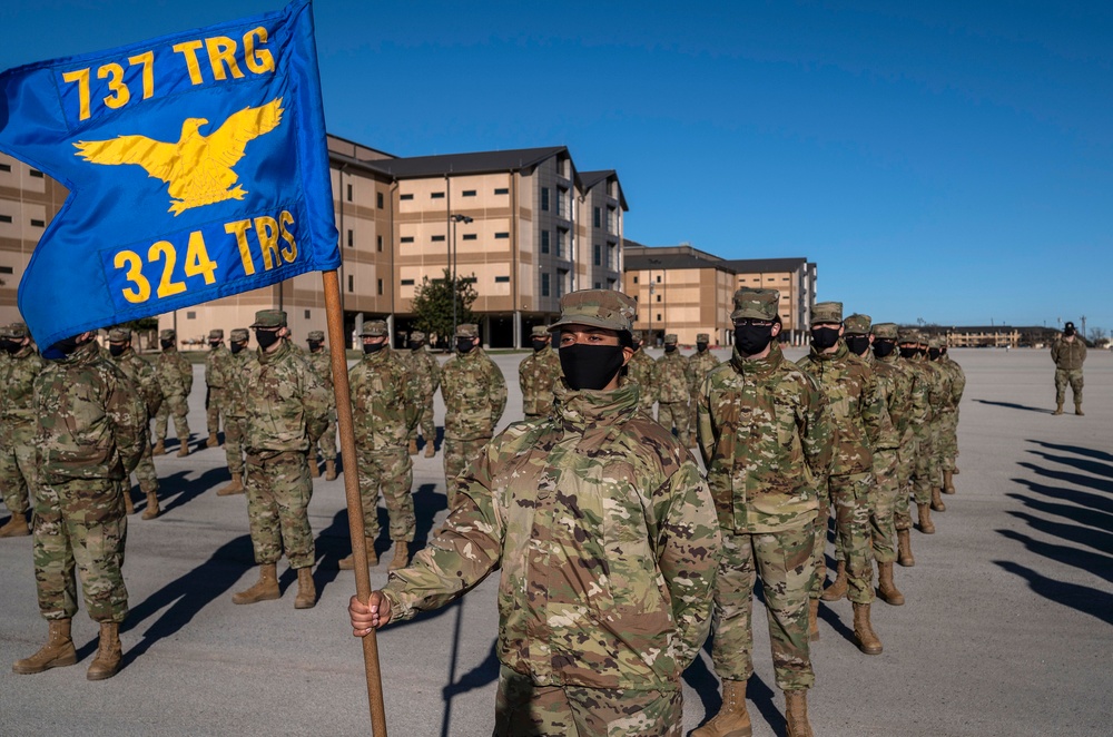 U.S. Air Force Basic Military Training Graduation and Coining Ceremony