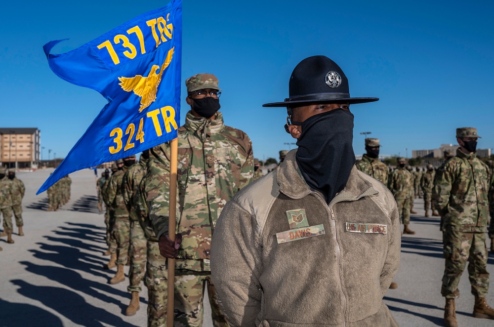 U.S. Air Force Basic Military Training Graduation and Coining Ceremony