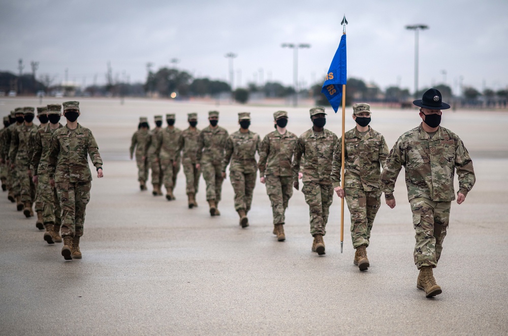 U.S. Air Force Basic Military Training Graduation and Coining Ceremony