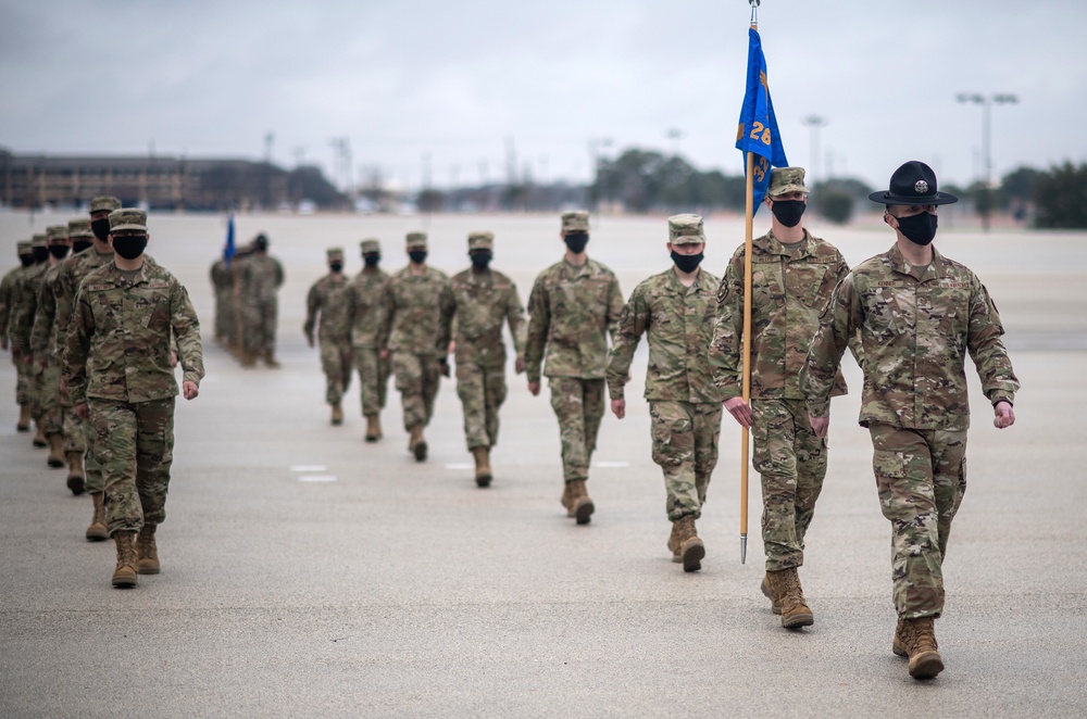 U.S. Air Force Basic Military Training Graduation and Coining Ceremony