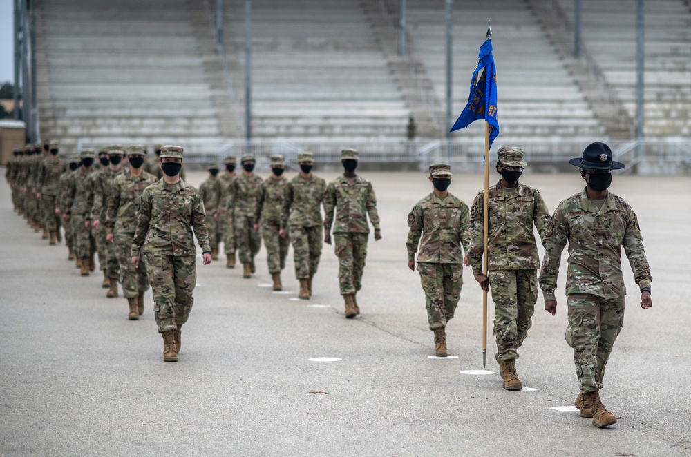 U.S. Air Force Basic Military Training Graduation and Coining Ceremony