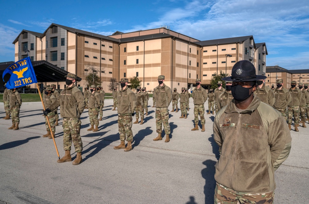 U.S. Air Force Basic Military Training Graduation and Coining Ceremony
