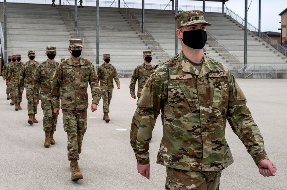 U.S. Air Force Basic Military Training Graduation and Coining Ceremony
