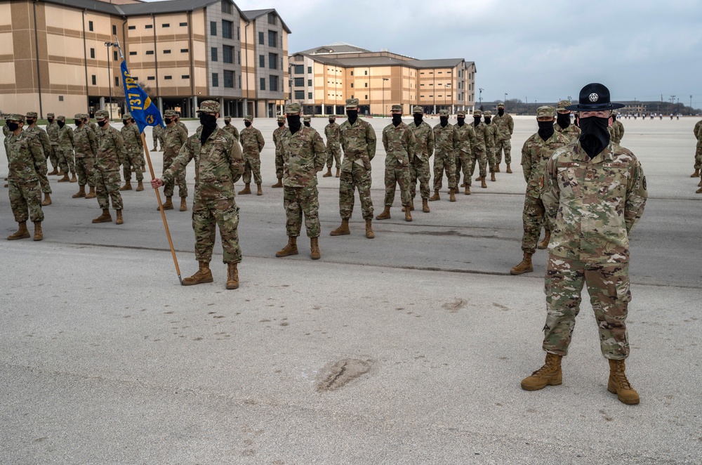U.S. Air Force Basic Military Training Graduation and Coining Ceremony
