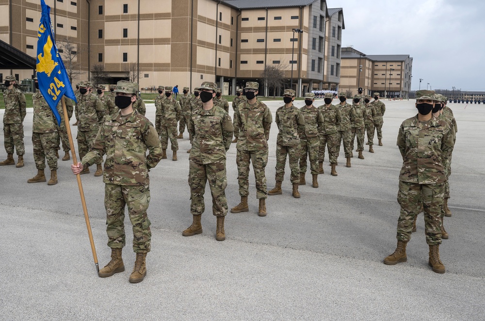 U.S. Air Force Basic Military Training Graduation and Coining Ceremony