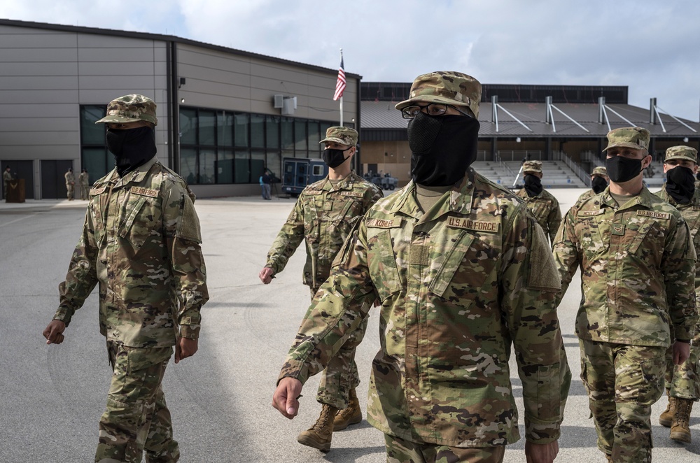 U.S. Air Force Basic Military Training Graduation and Coining Ceremony