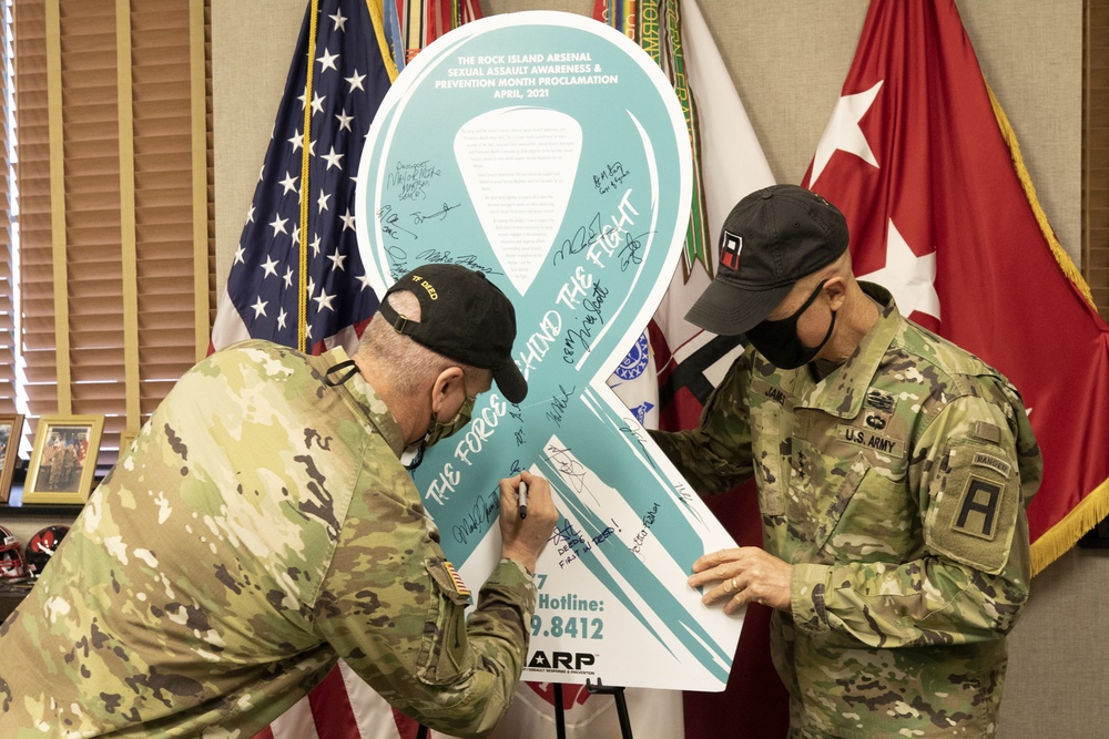 First Army command team supports SAAPM