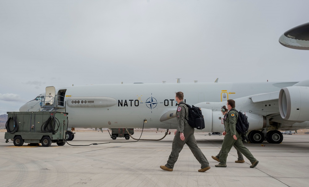 NATO AWACS provides ‘eyes in the sky’ during Red Flag 21-2 at Nellis