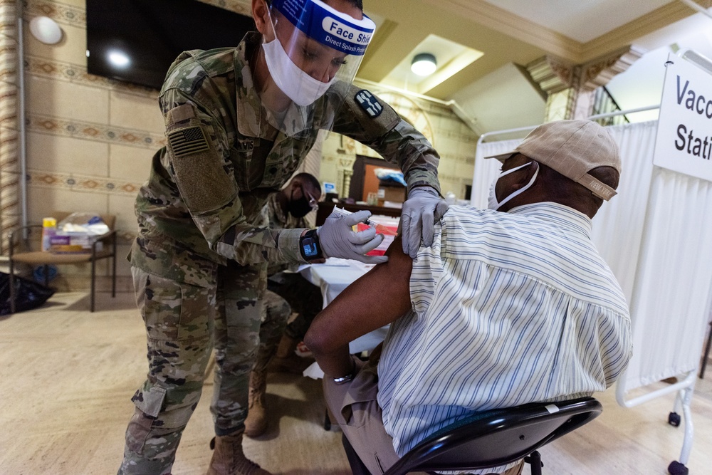 FEMA Opens Community Vaccination Center in Trenton