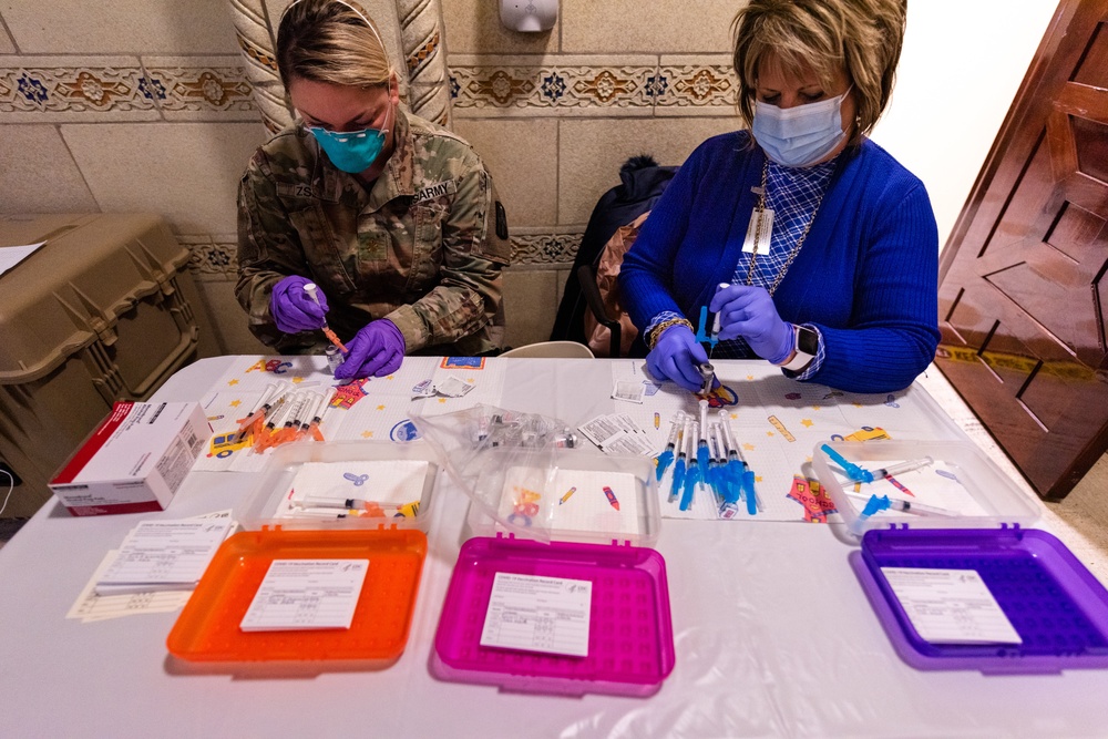 FEMA Opens Community Vaccination Center in Trenton