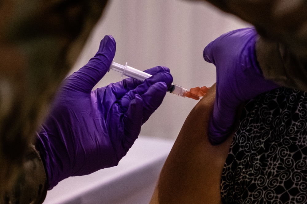 FEMA Opens Community Vaccination Center in Trenton