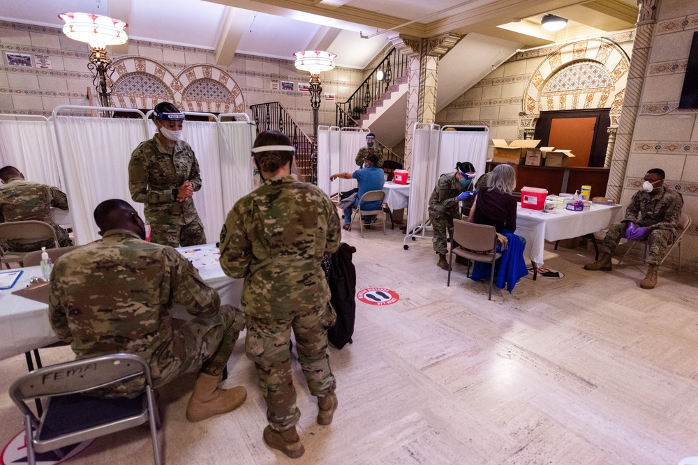 FEMA Opens Community Vaccination Center in Trenton