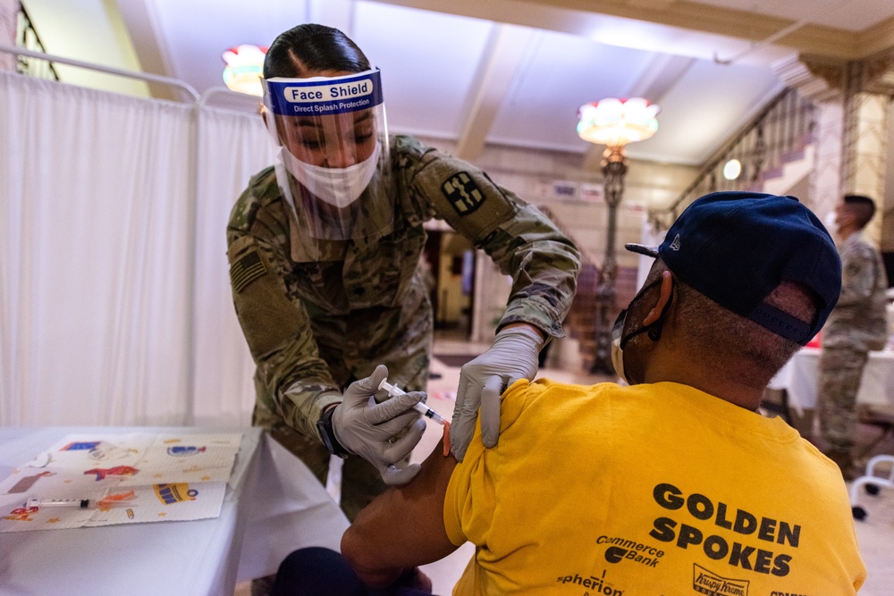 FEMA Opens Community Vaccination Center in Trenton