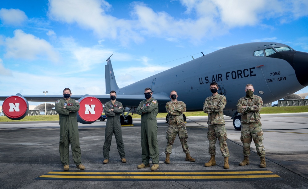 506th EARS crew assist in rescuing 5 missing mariners