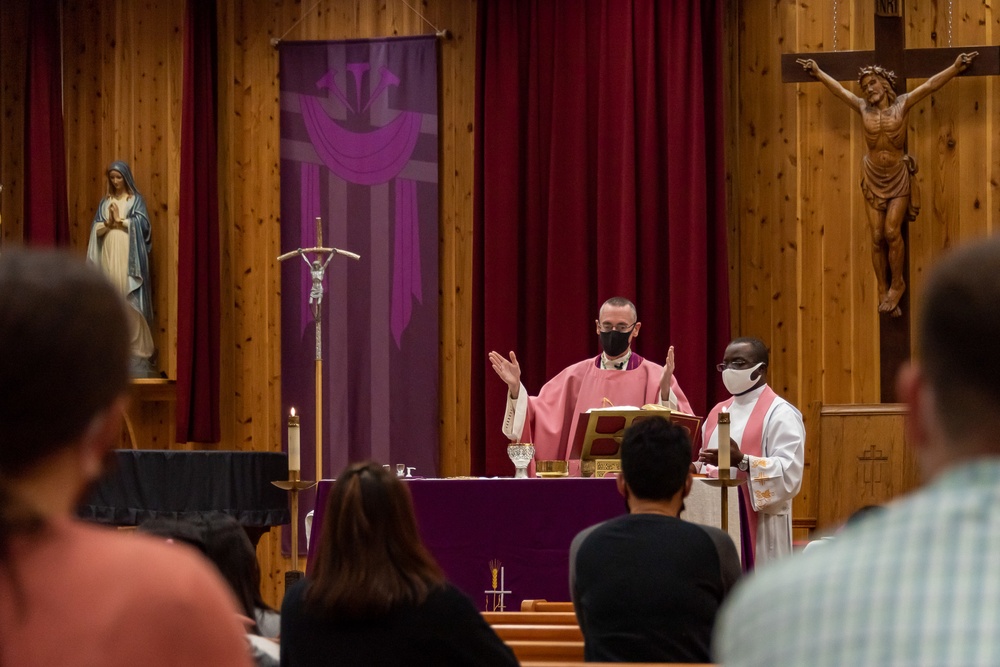 Auxiliary Bishop of the Archdiocese for the Military Services Visits NAF Atsugi