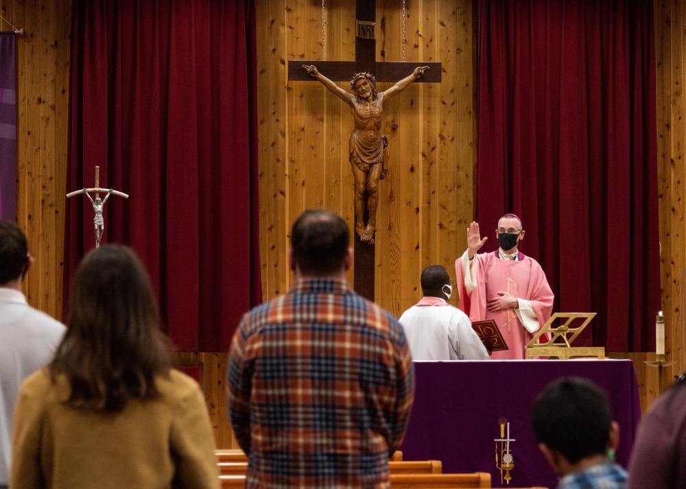 Auxiliary Bishop of the Archdiocese for the Military Services Visits NAF Atsugi