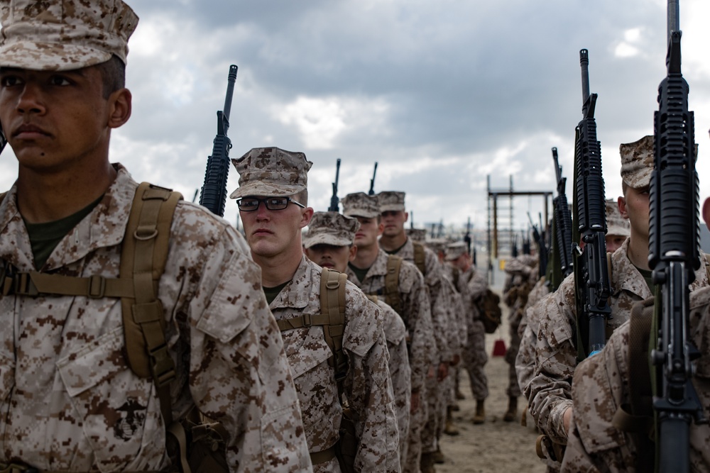 Lima Company, 3rd Recruit Training Battalion Conducts Confidence Course