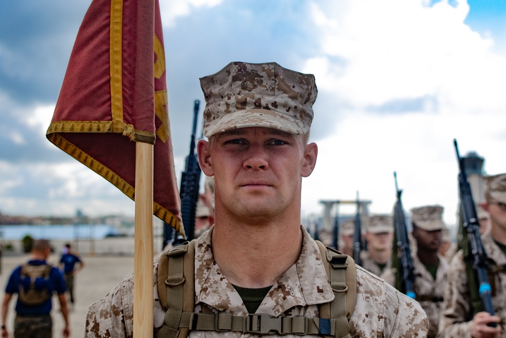 Lima Company, 3rd Recruit Training Battalion Conducts Confidence Course