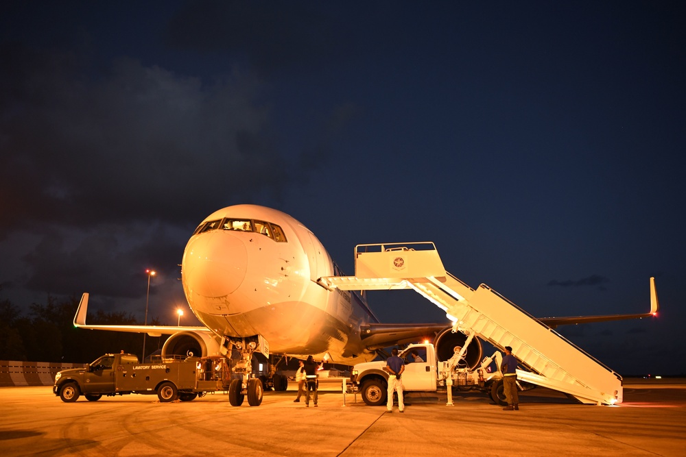 Vaccines Arrive in Diego Garcia