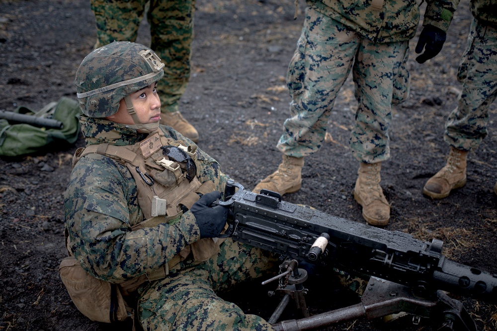 Echo Battery conducts small arm and crewserved weapons range