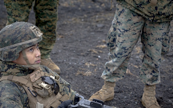 Echo Battery conducts small arm and crewserved weapons range