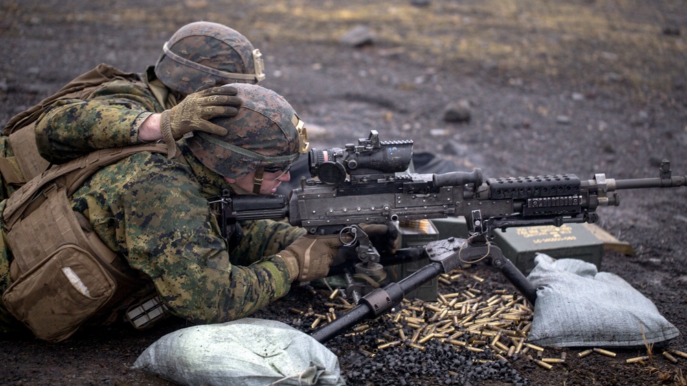 Echo Battery conducts small arm and crewserved weapons range