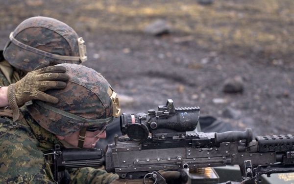Echo Battery conducts small arm and crewserved weapons range