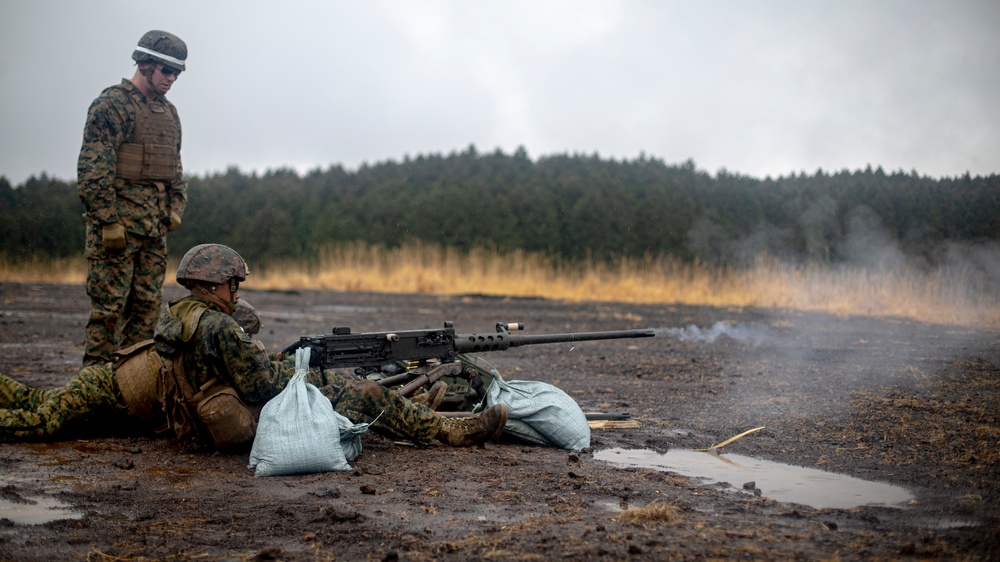 Echo Battery conducts small arm and crewserved weapons range