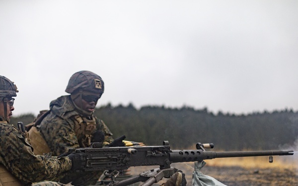 Echo Battery conducts small arm and crewserved weapons range