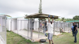 Andersen Airmen rebuild pet shelters