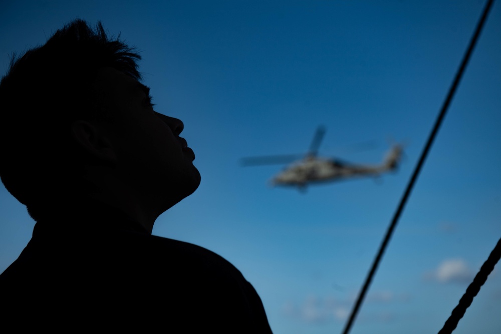 Monterey Conducts Replenishment-at-sea