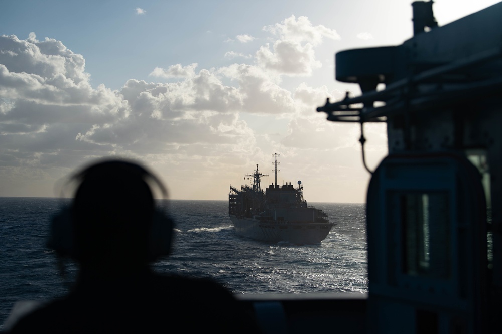 Monterey Conducts Replenishment-at-sea