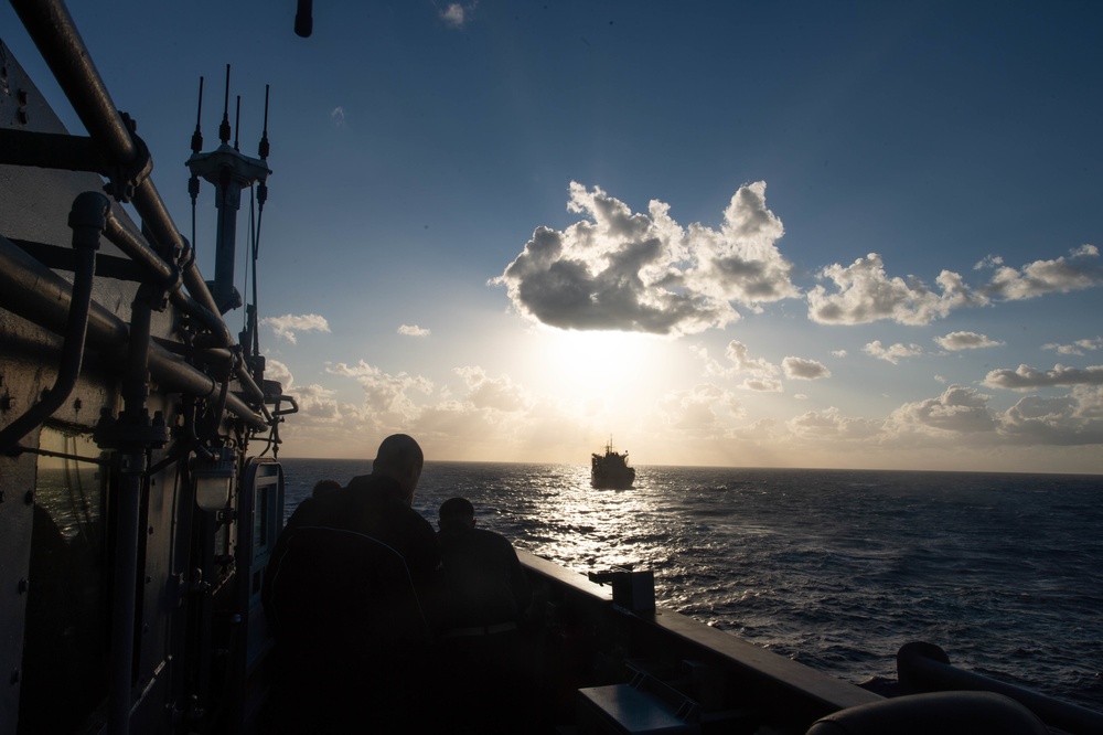 Monterey Conducts Replenishment-at-sea