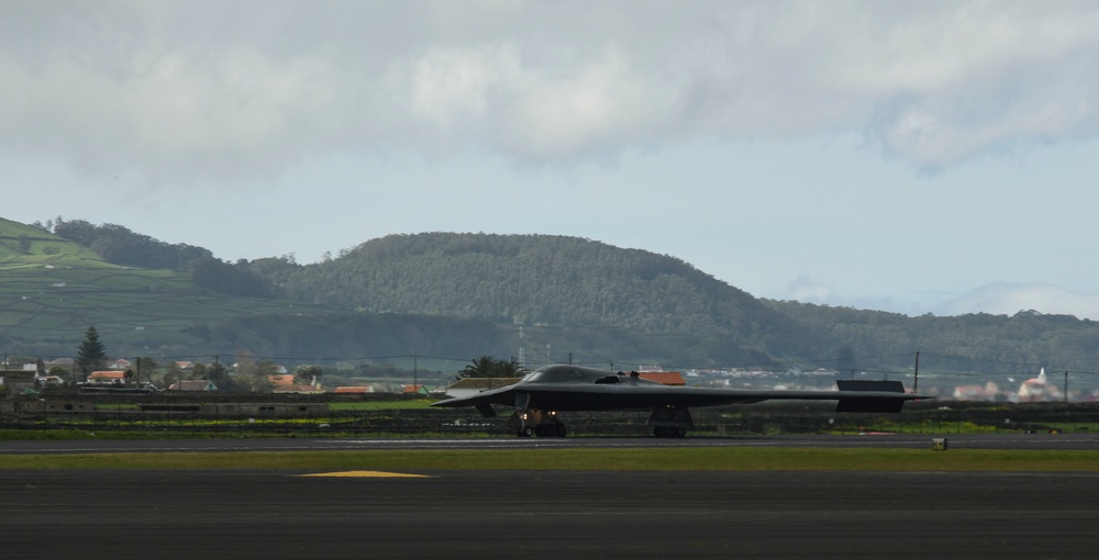 DVIDS Images B Spirit Arrives At Lajes Field Azores Image Of