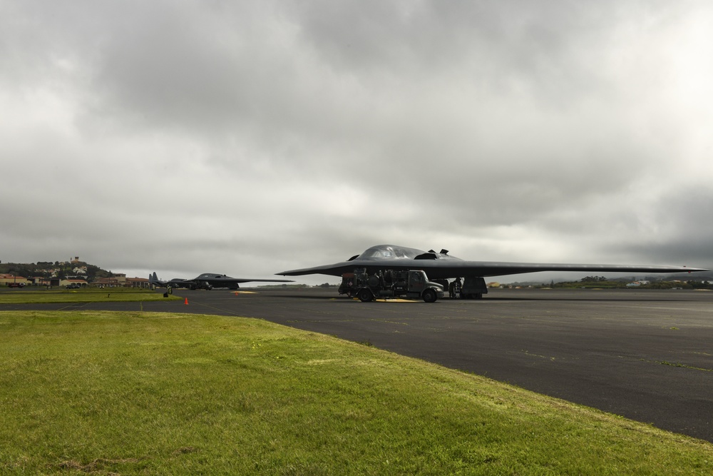 Dvids Images B Spirit Arrives At Lajes Field Azores Image Of