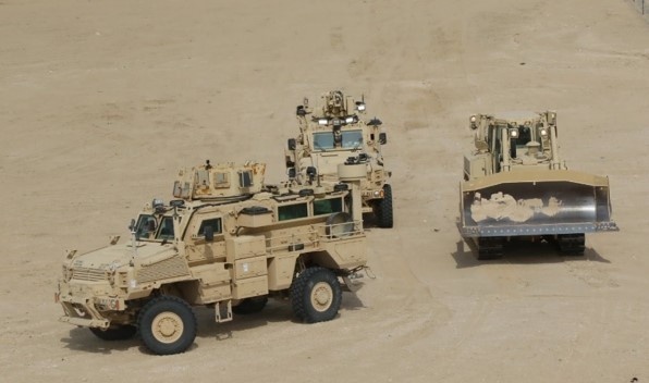 Engineers of Task Force Iron Castle conducted a breach during the celebration of the 30th anniversary of Kuwait’s Liberation Day and Operation Desert Storm dubbed Joint Exercise Al-Tahrir.