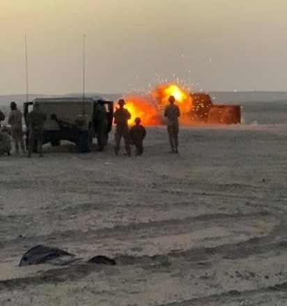 Engineers of Task Force Iron Castle conducted a breach during the celebration of the 30th anniversary of Kuwait’s Liberation Day and Operation Desert Storm dubbed Joint Exercise Al-Tahrir.