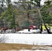 Fort McCoy firefighters practice surface ice rescue training at post's Swamp Pond