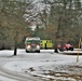 Fort McCoy firefighters practice surface ice rescue training at post's Swamp Pond