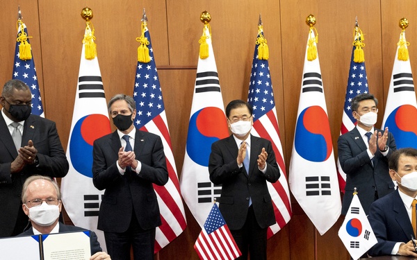 US, South Korean Officials Initial Special Measures Agreement