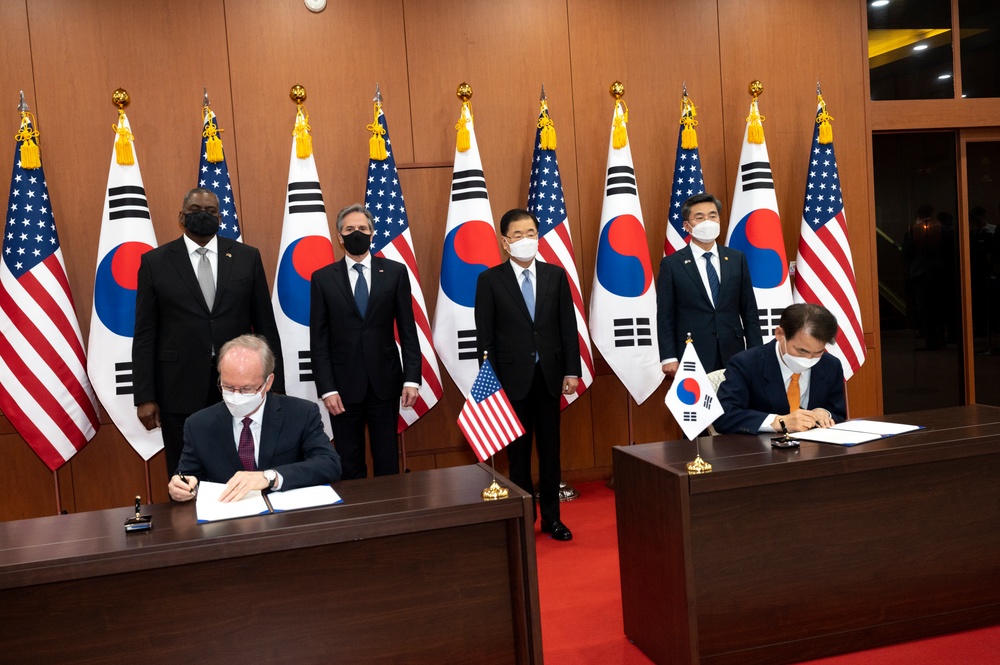 US, South Korean Officials Initial Special Measures Agreement