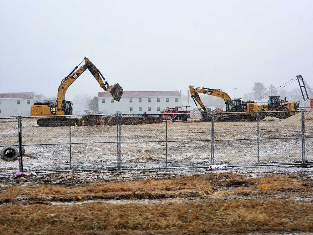 Second barracks construction project under way at Fort McCoy