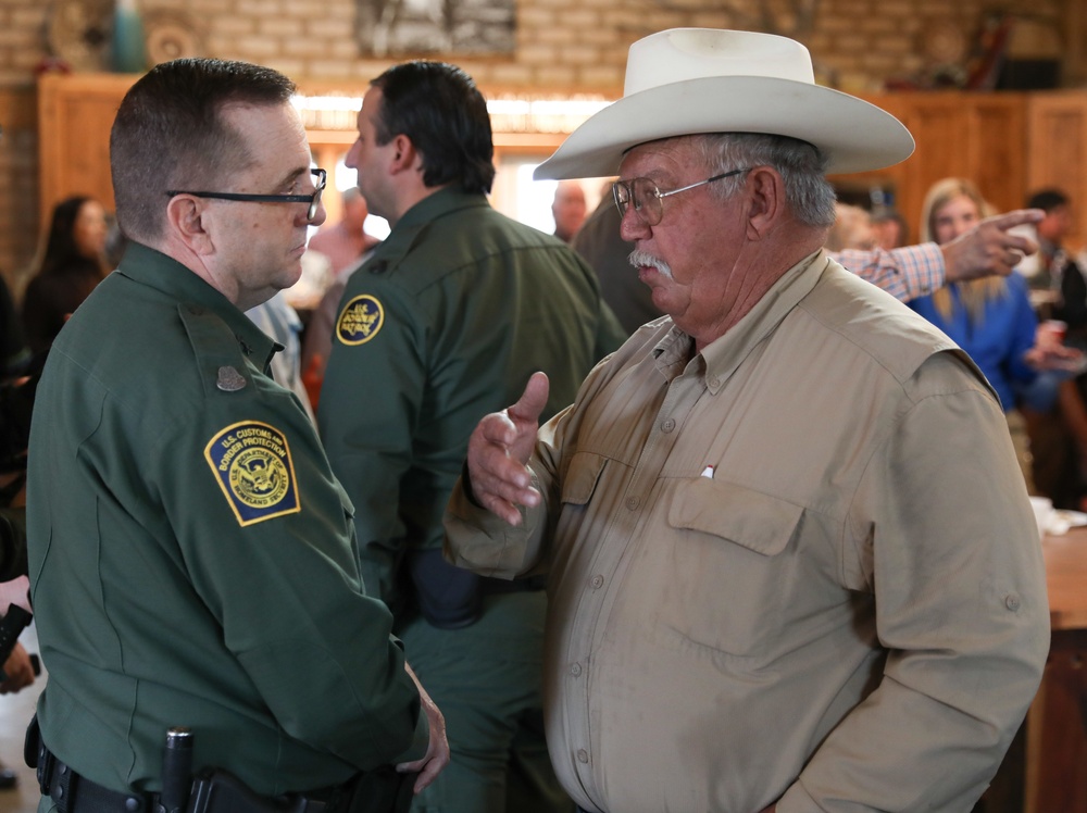 Big Bend Sector Chief Community Outreach; Listens to Concerned Ranchers