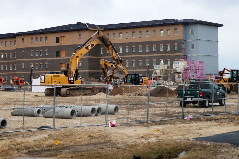 Second barracks construction project under way at Fort McCoy