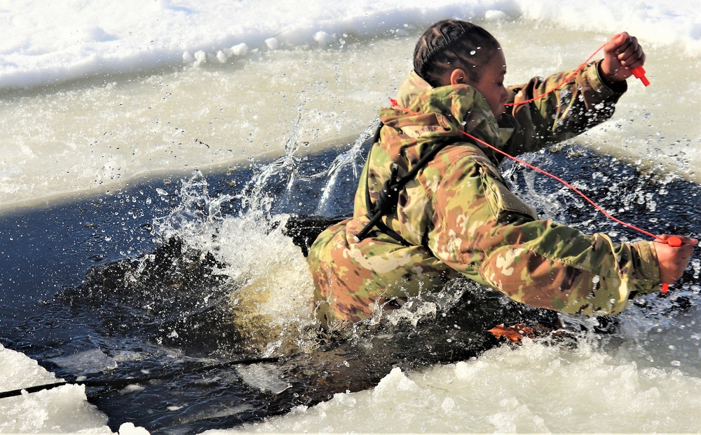 Cold-Weather Operations Course class 21-04 students conduct field training