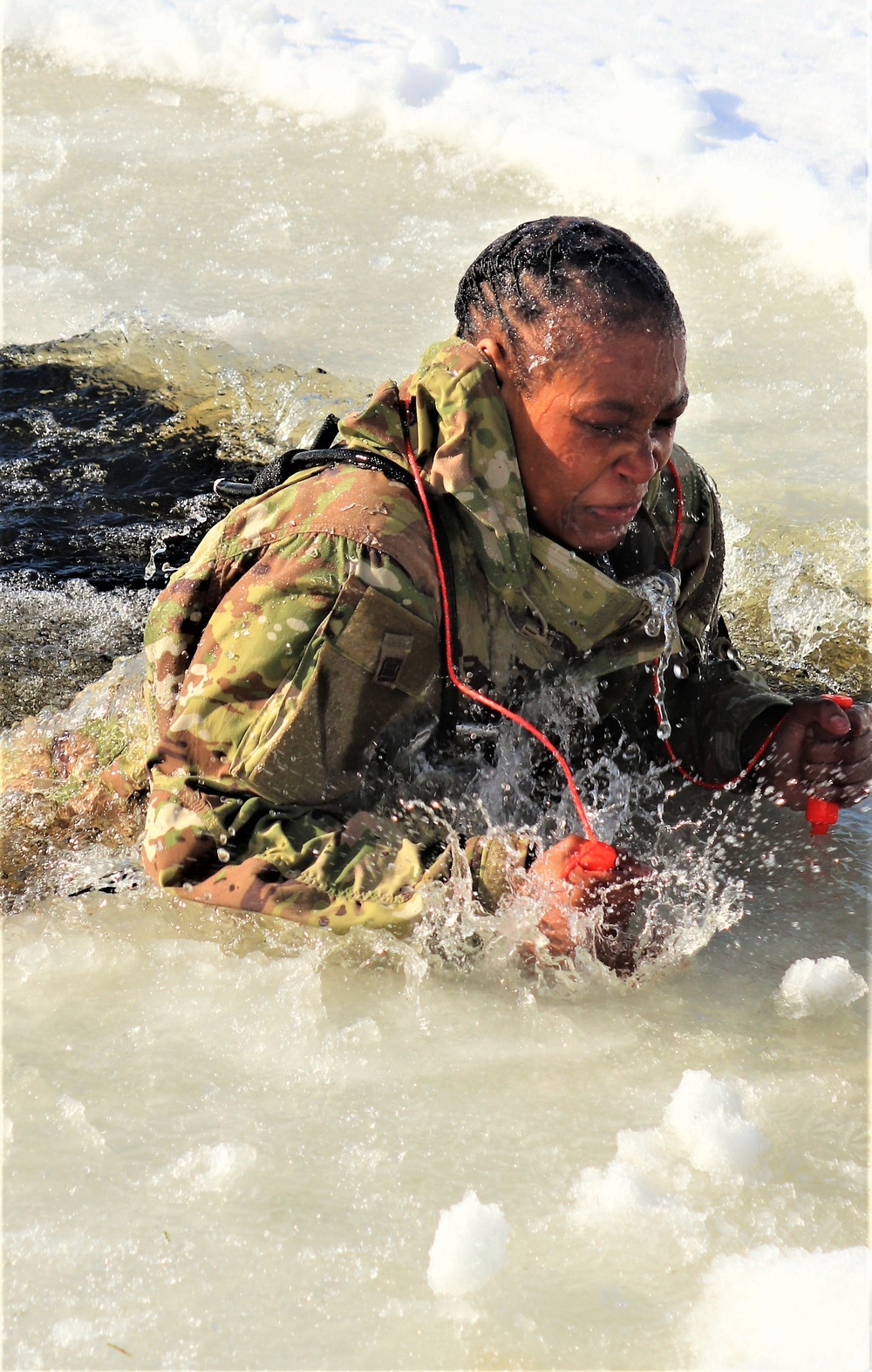 Cold-Weather Operations Course class 21-04 students conduct field training