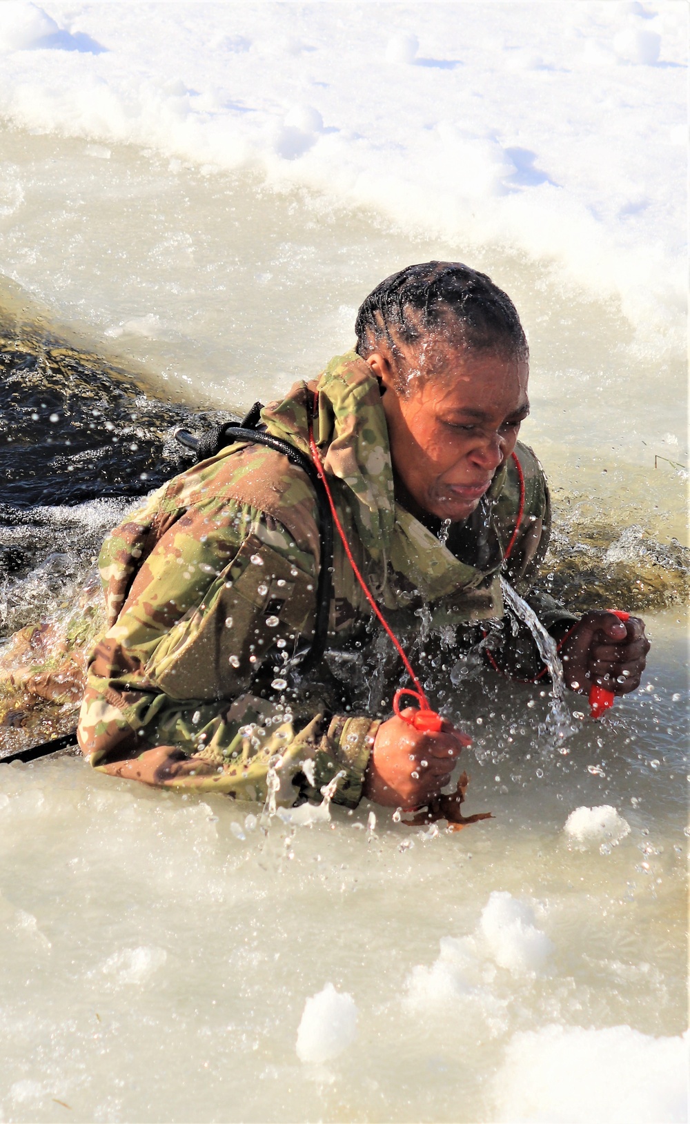 Cold-Weather Operations Course class 21-04 students conduct field training