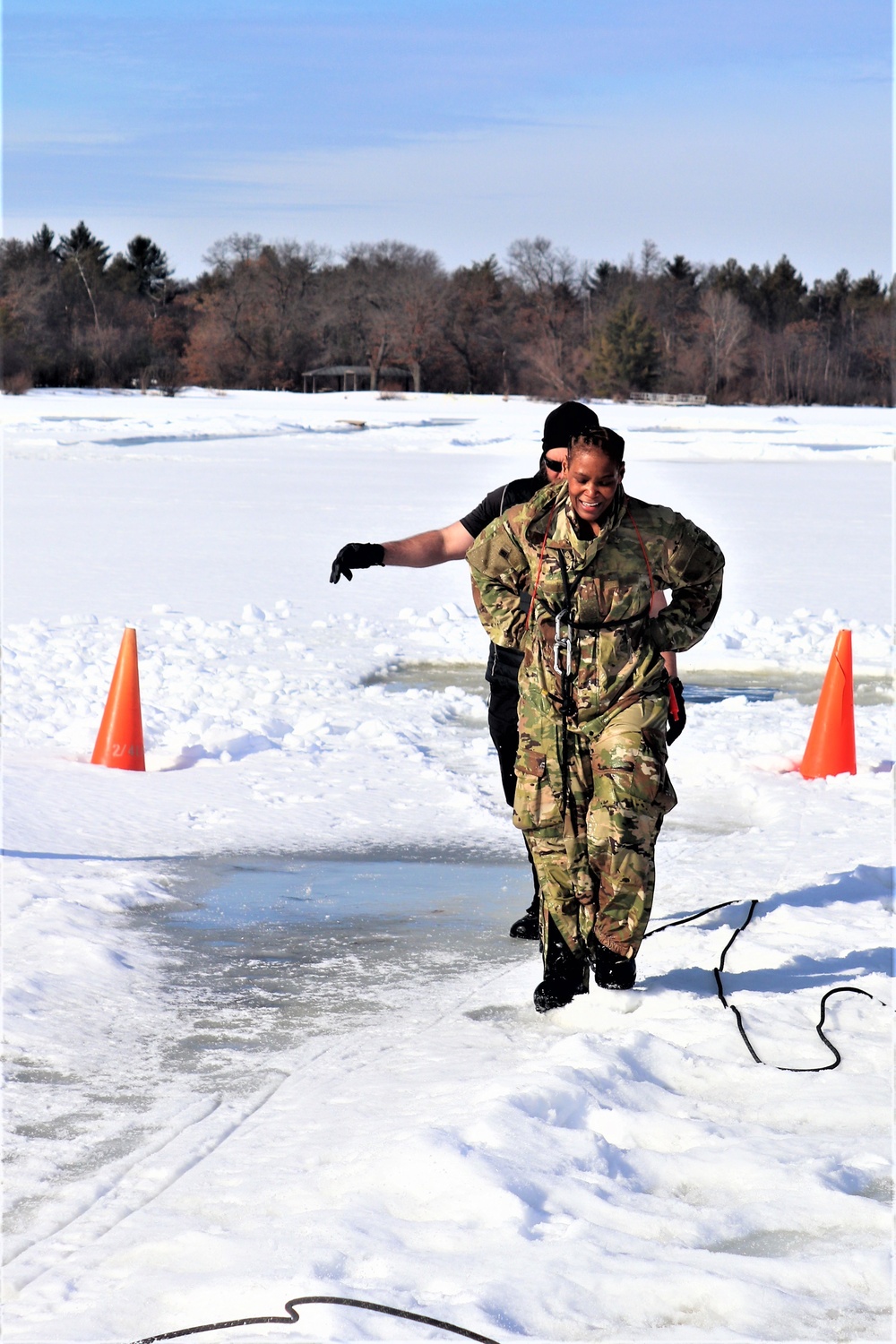 Cold-Weather Operations Course class 21-04 students conduct field training