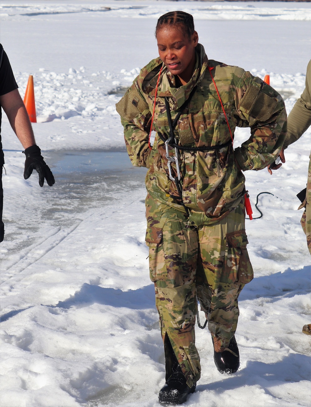 Cold-Weather Operations Course class 21-04 students conduct field training