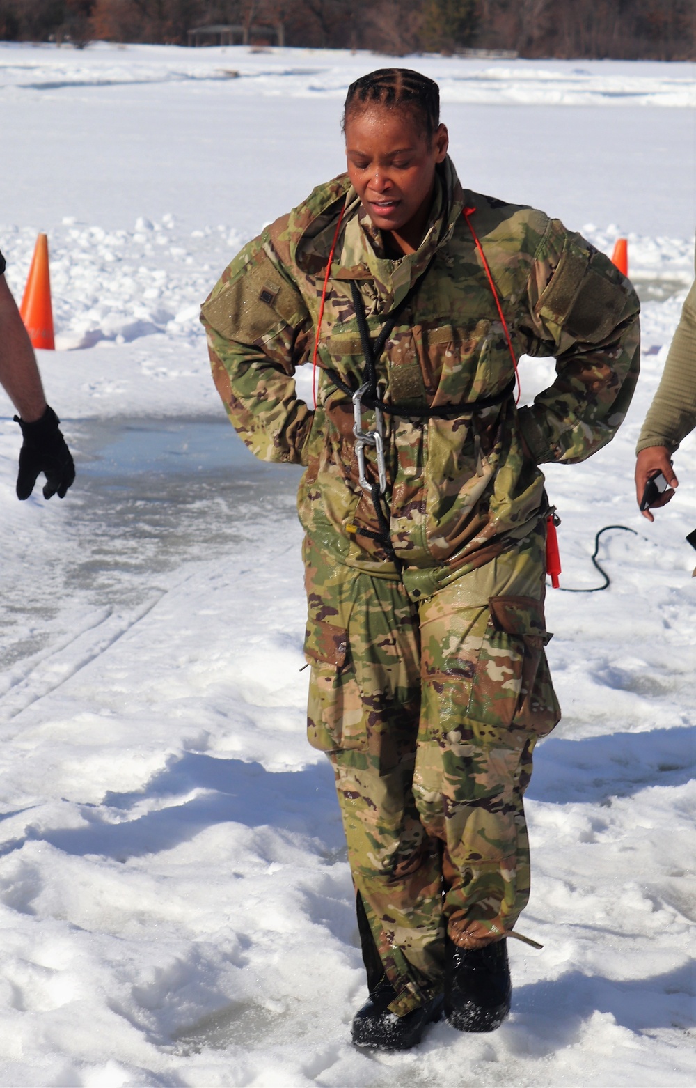 Cold-Weather Operations Course class 21-04 students conduct field training